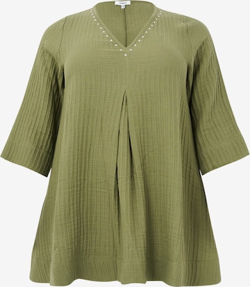YOEK Tunic in Green: front