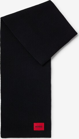 HUGO Red Scarf 'Zaff' in Black