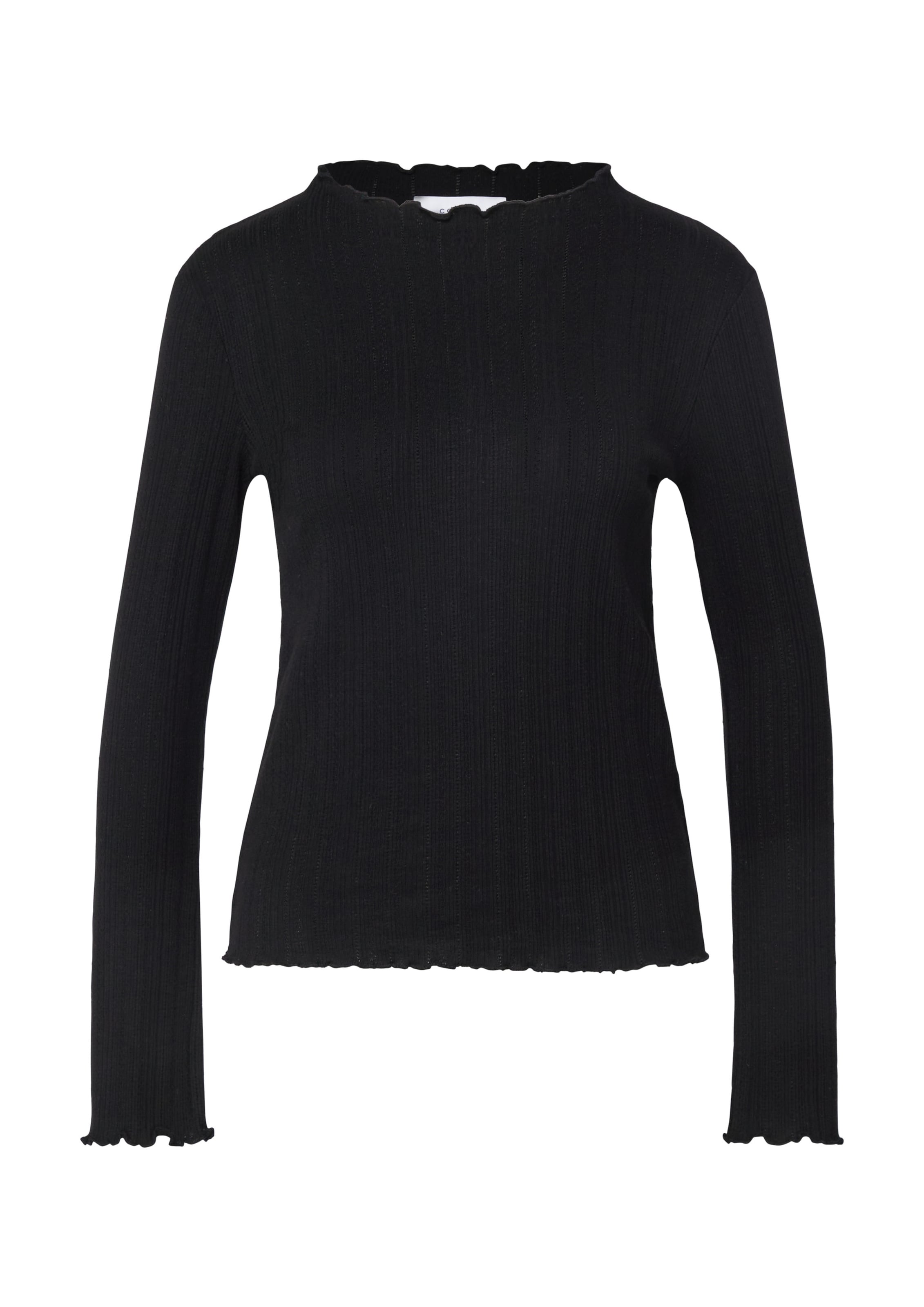 COMMA Shirt in Zwart: voorkant