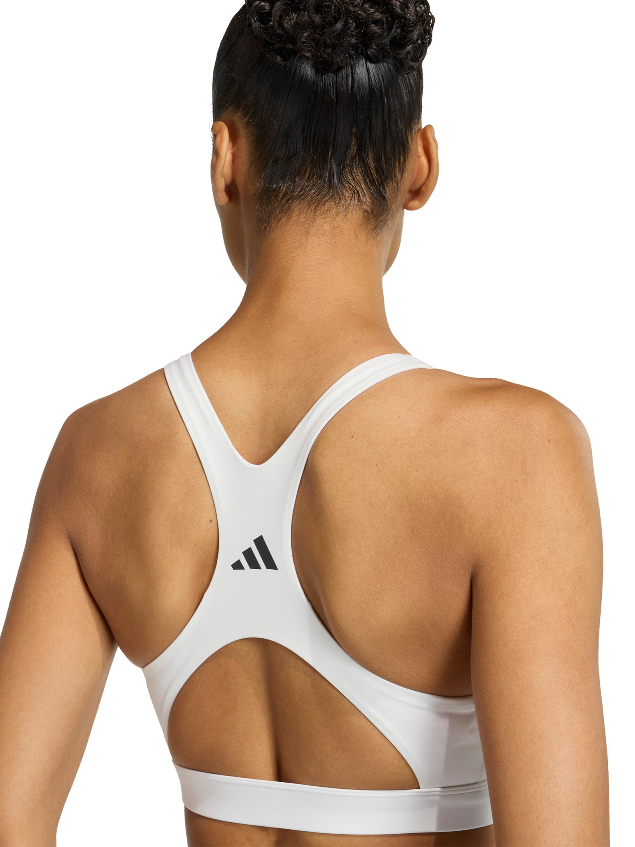 ADIDAS PERFORMANCE Športni top 'OPT ESS HS' | bela barva