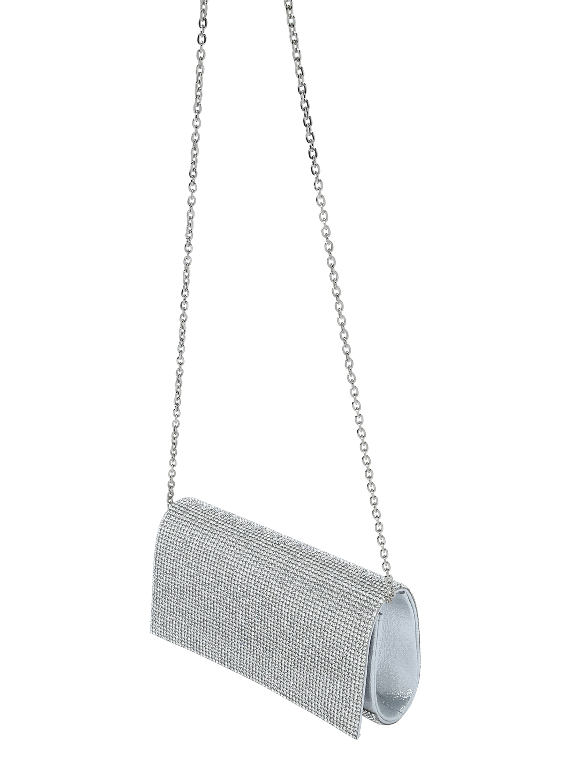 mascara - Bolso de noche en plata