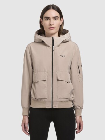khujo Tussenjas 'ANOV' in Beige: voorkant
