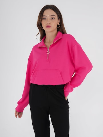 FRESHLIONS Sweatshirt in Roze: voorkant