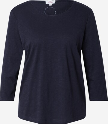 s.Oliver Shirt in Blue: front