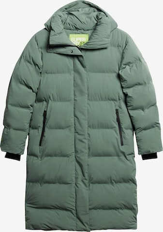 Superdry Winter Coat in Green: front