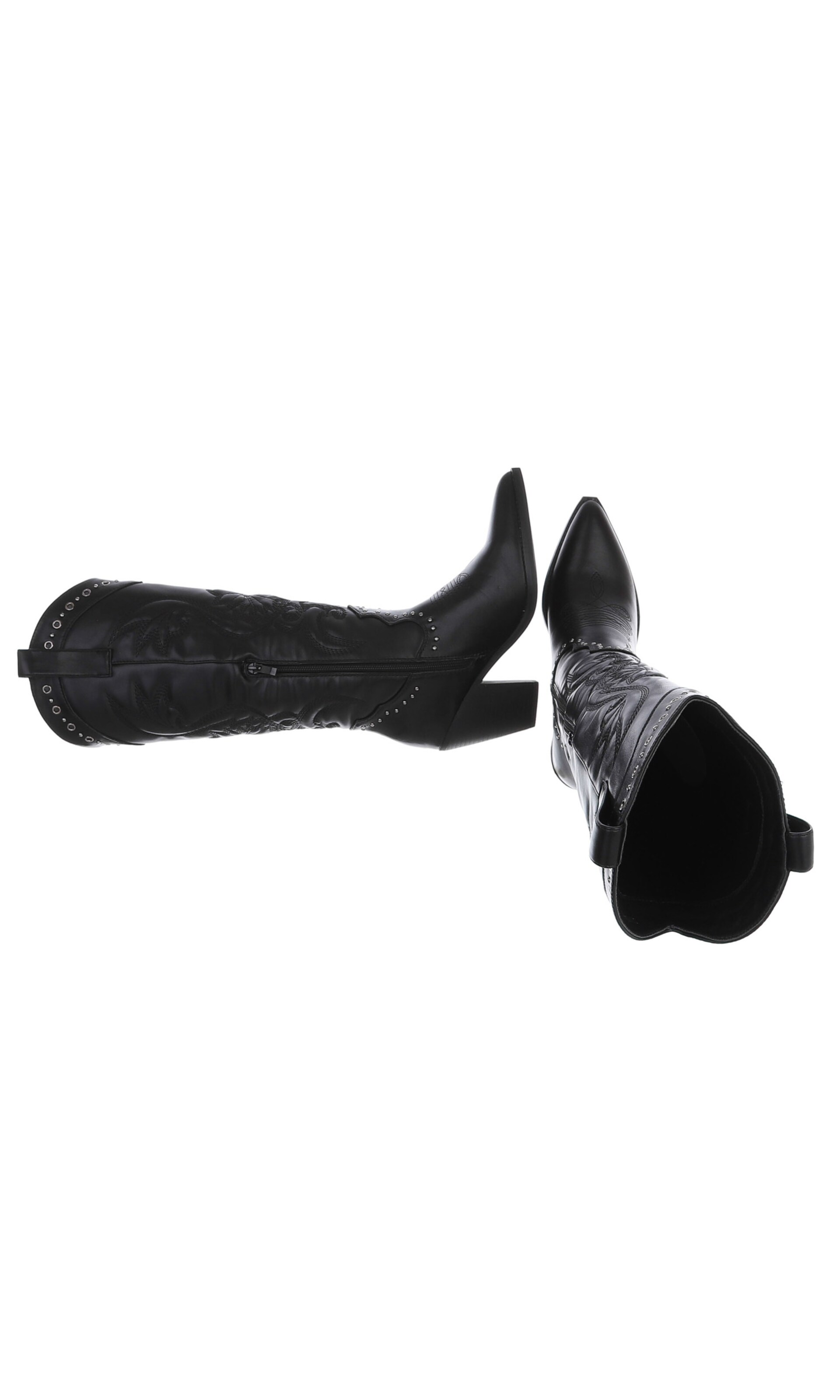 Ital-Design Cowboystiefel in Schwarz