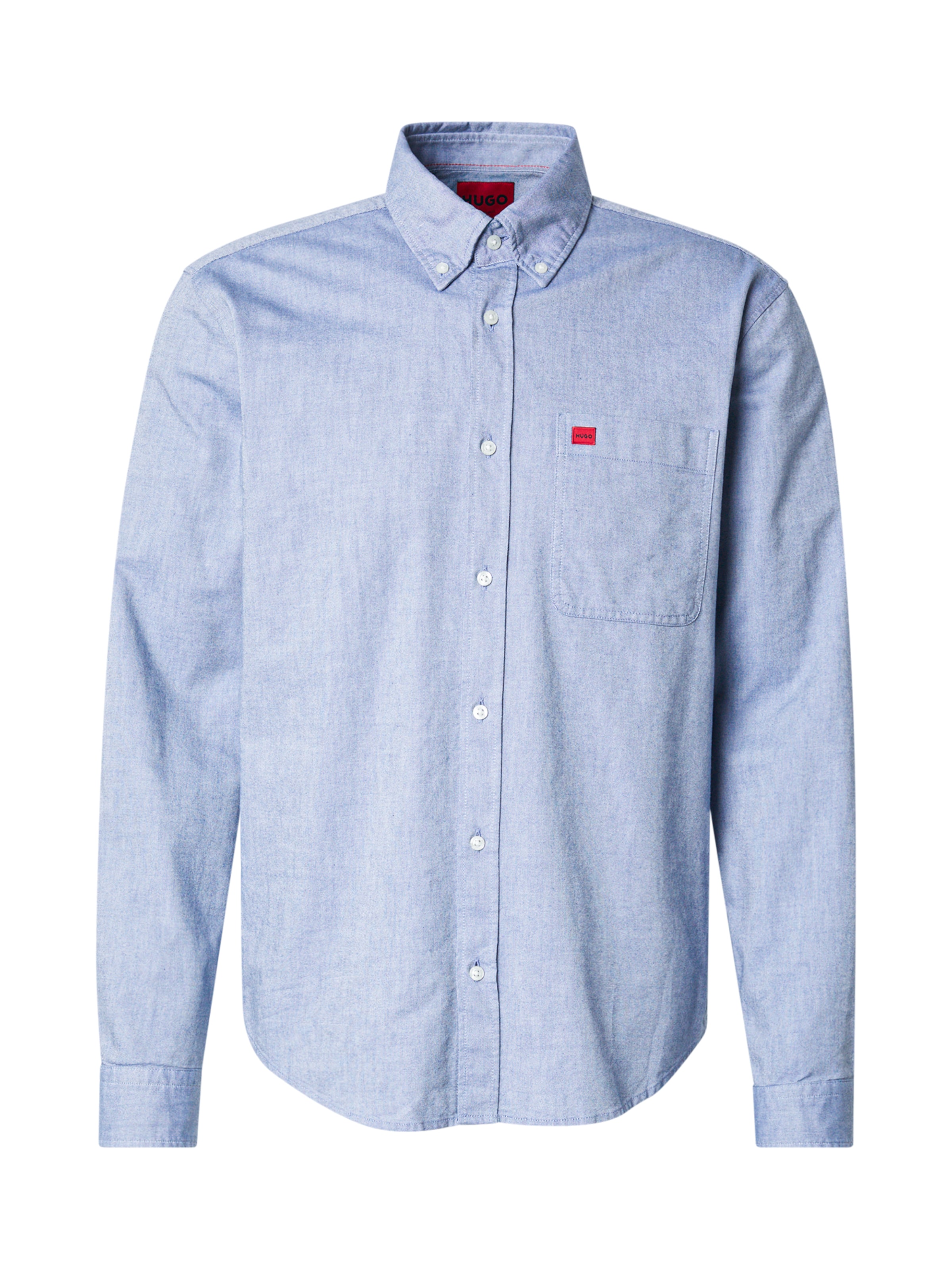 HUGO Button Up Shirt 'Evito' in Blue: front