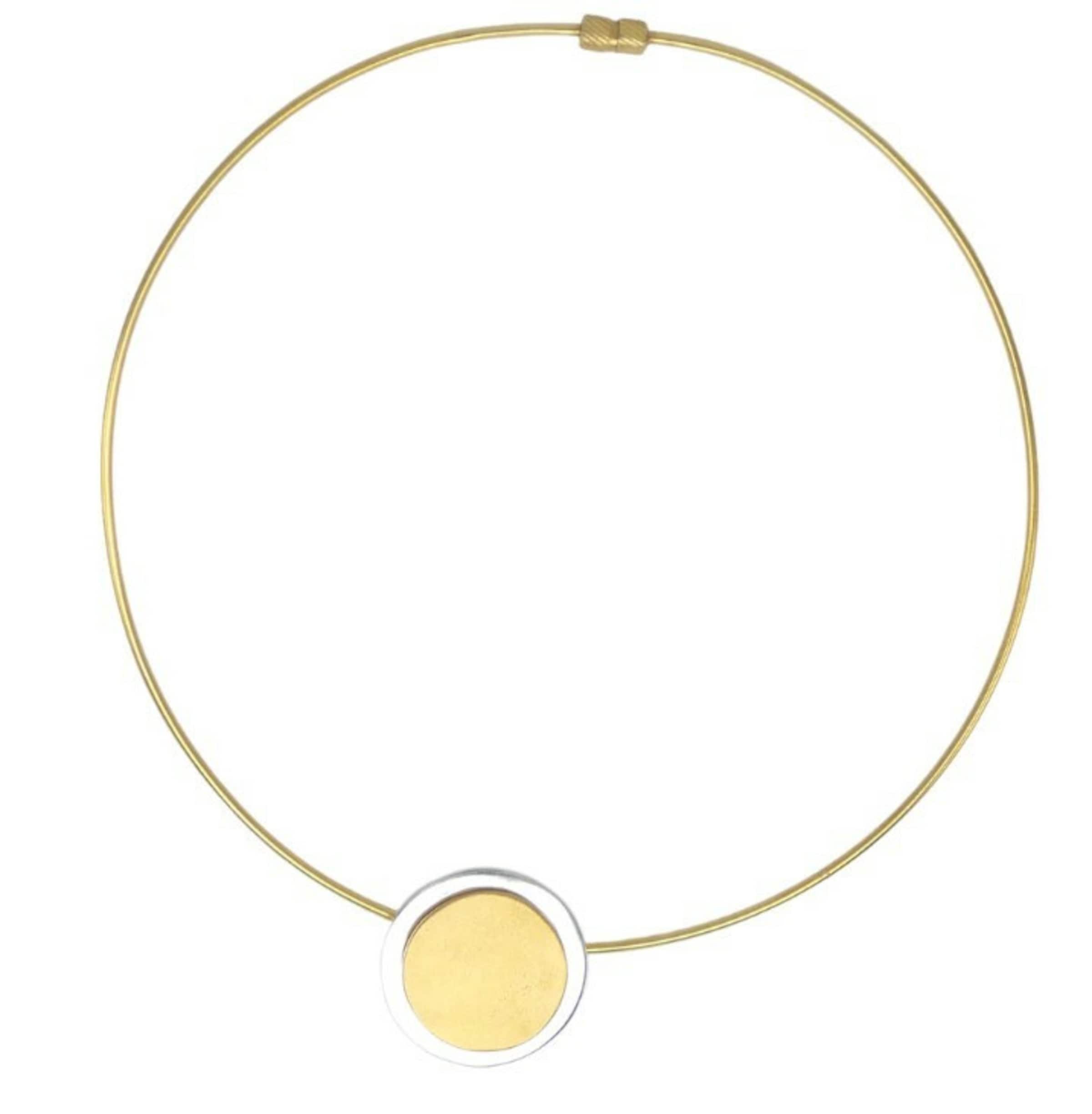 L.K.Lewis Necklace in Gold: front