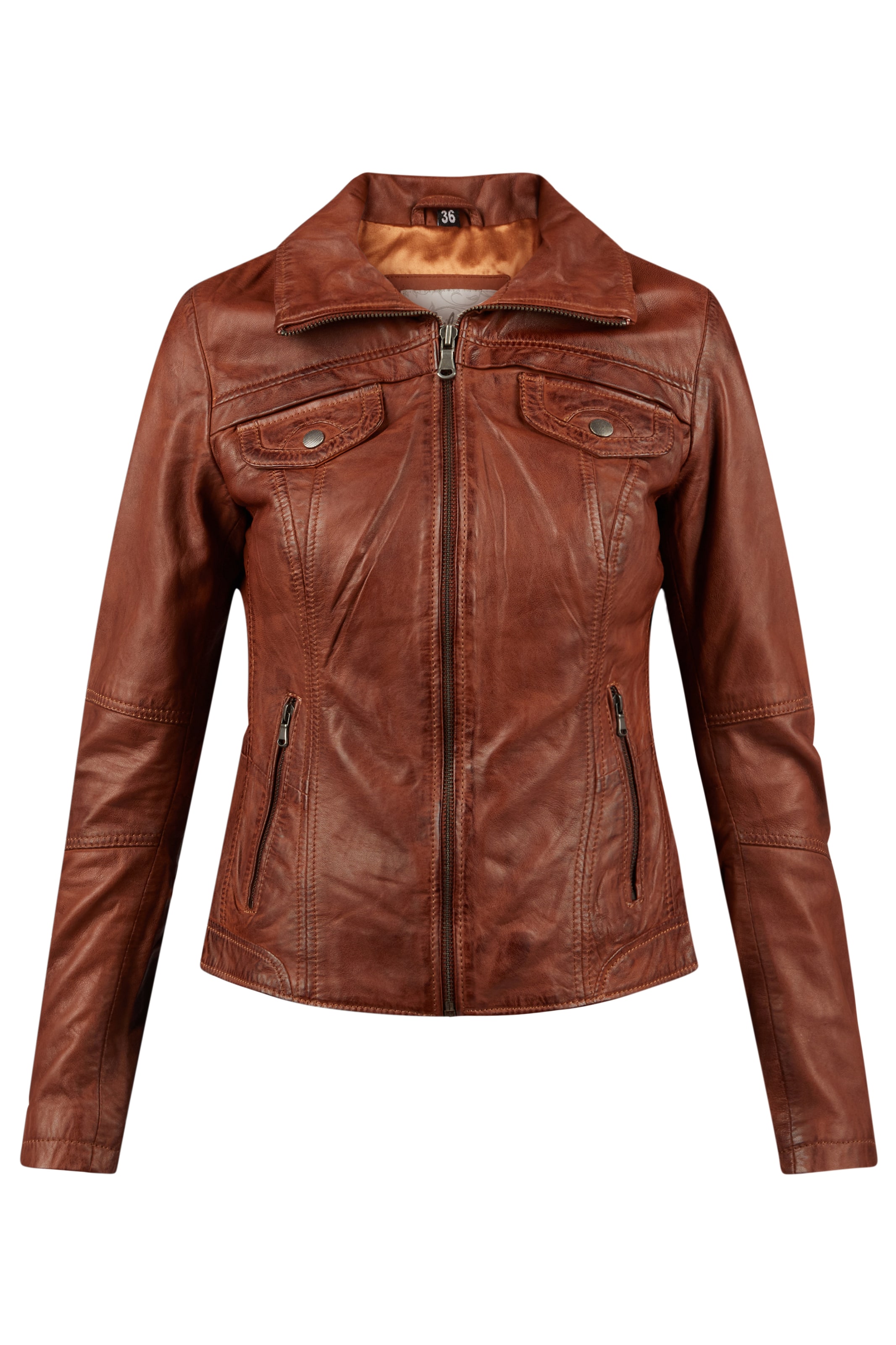 7ELEVEN Between-season jacket 'SEBaci' in Brown: front