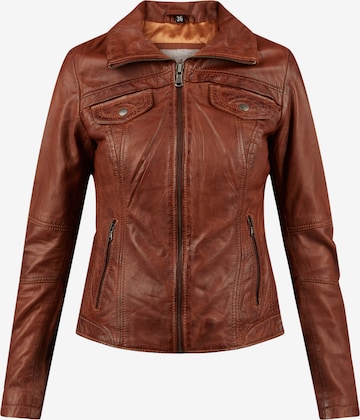 7ELEVEN Tussenjas 'SEBaci' in Bruin: voorkant