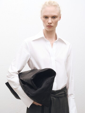 MANGO Blouse 'Chyny' in Wit: voorkant