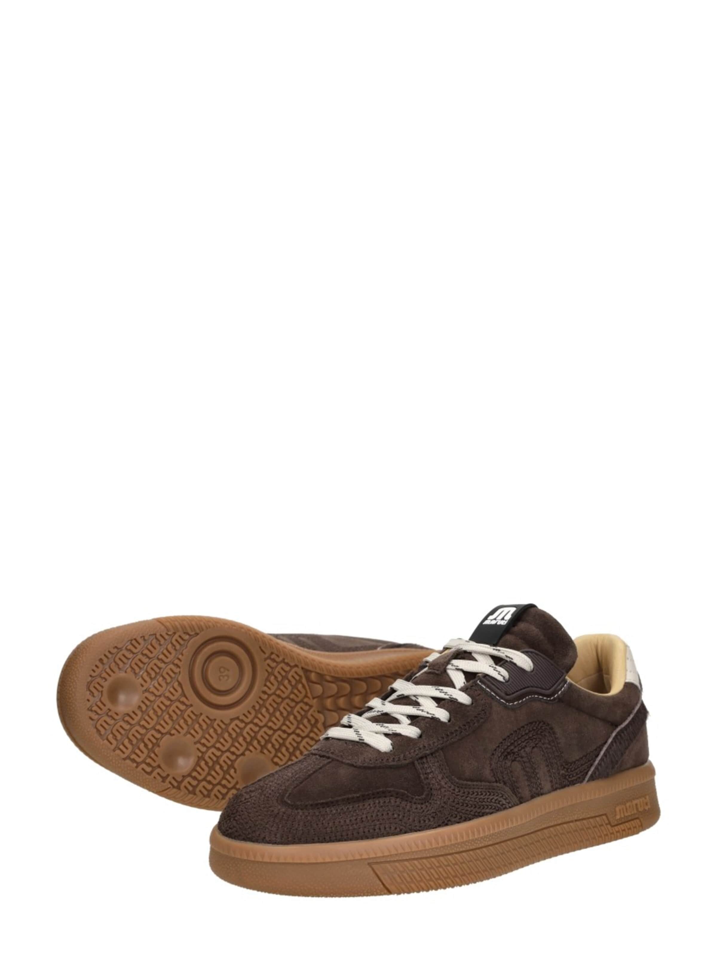 MARUTI Sneakers laag 'Yale Emboidery' in Bruin