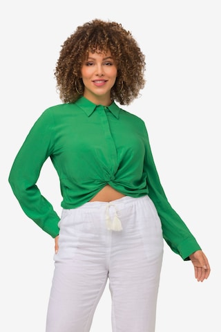 Ulla Popken Blouse in Green: front