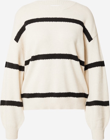 VILA Sweter 'RIL' w kolorze biały: przód