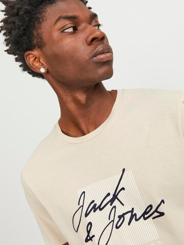 Tricou 'ZURI' de la JACK & JONES pe bej