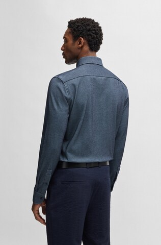 BOSS Comfort Fit Hemd 'Hal' in Blau