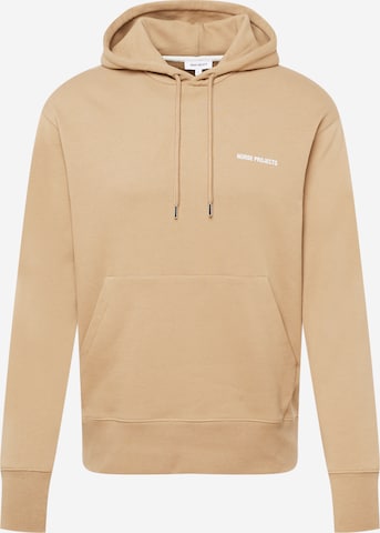 NORSE PROJECTS Sweatshirt 'Arne' i grön: framsida