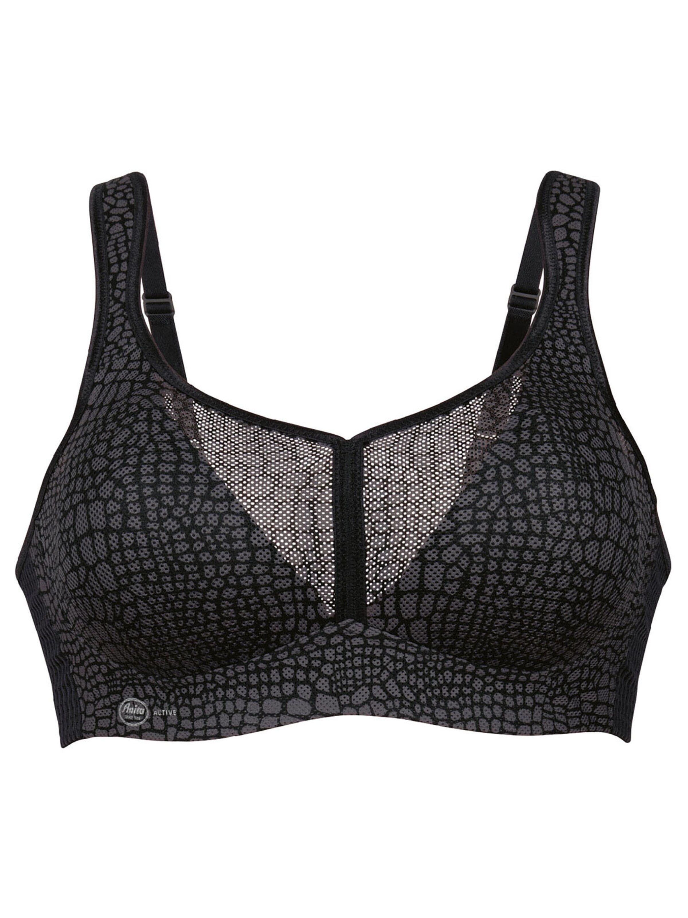 ANITA Bustier BH 'air control DeltaPad'‌‌‌ in Schwarz: Vorderseite