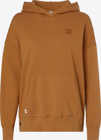 Sweat-shirt PUMA en marron : devant