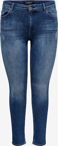 ONLY Carmakoma Skinny Jeans 'Willy' in Blue: front