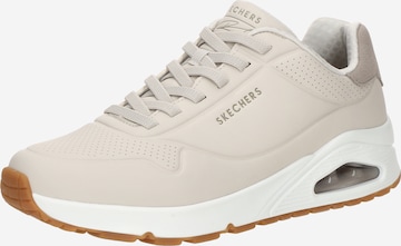 SKECHERS Низкие кроссовки 'Uno' в Серый: спереди