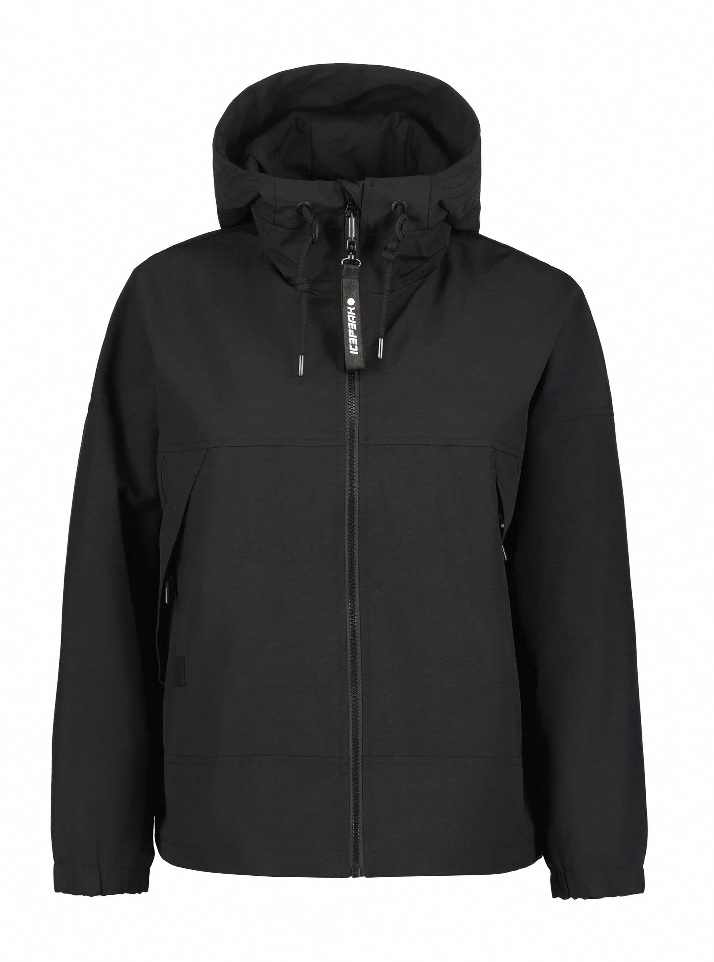 ICEPEAK Outdoor Jacket in Black: front