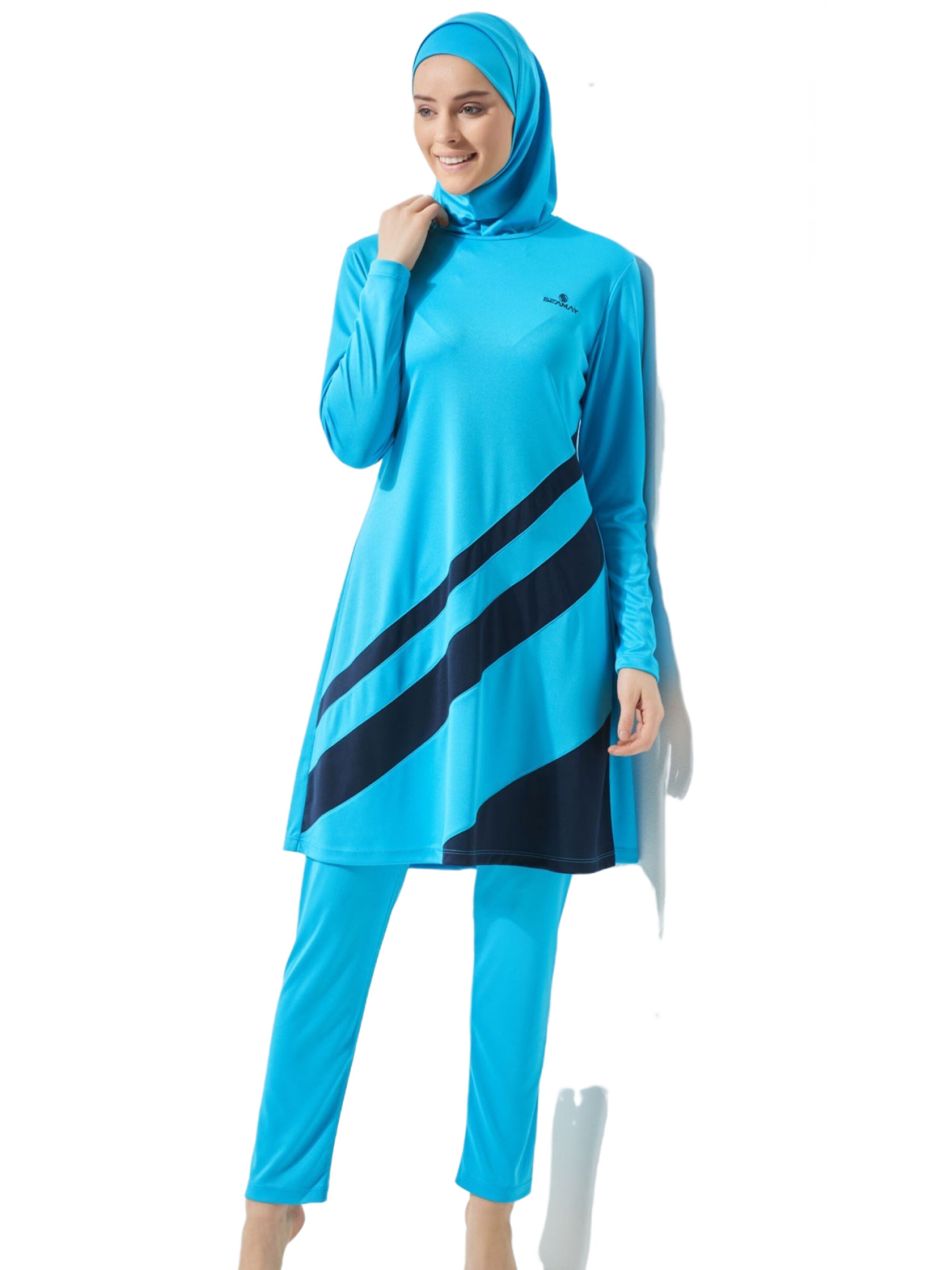 C&City Badeanzug in Blau: Vorderseite