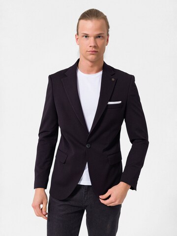 Coupe slim Veste de costume Daniel Hills en noir : devant