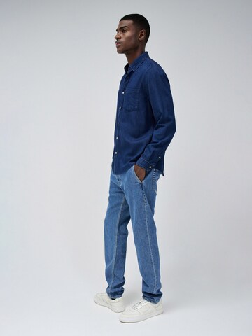 Salsa Jeans Regular fit Button Up Shirt in Blue