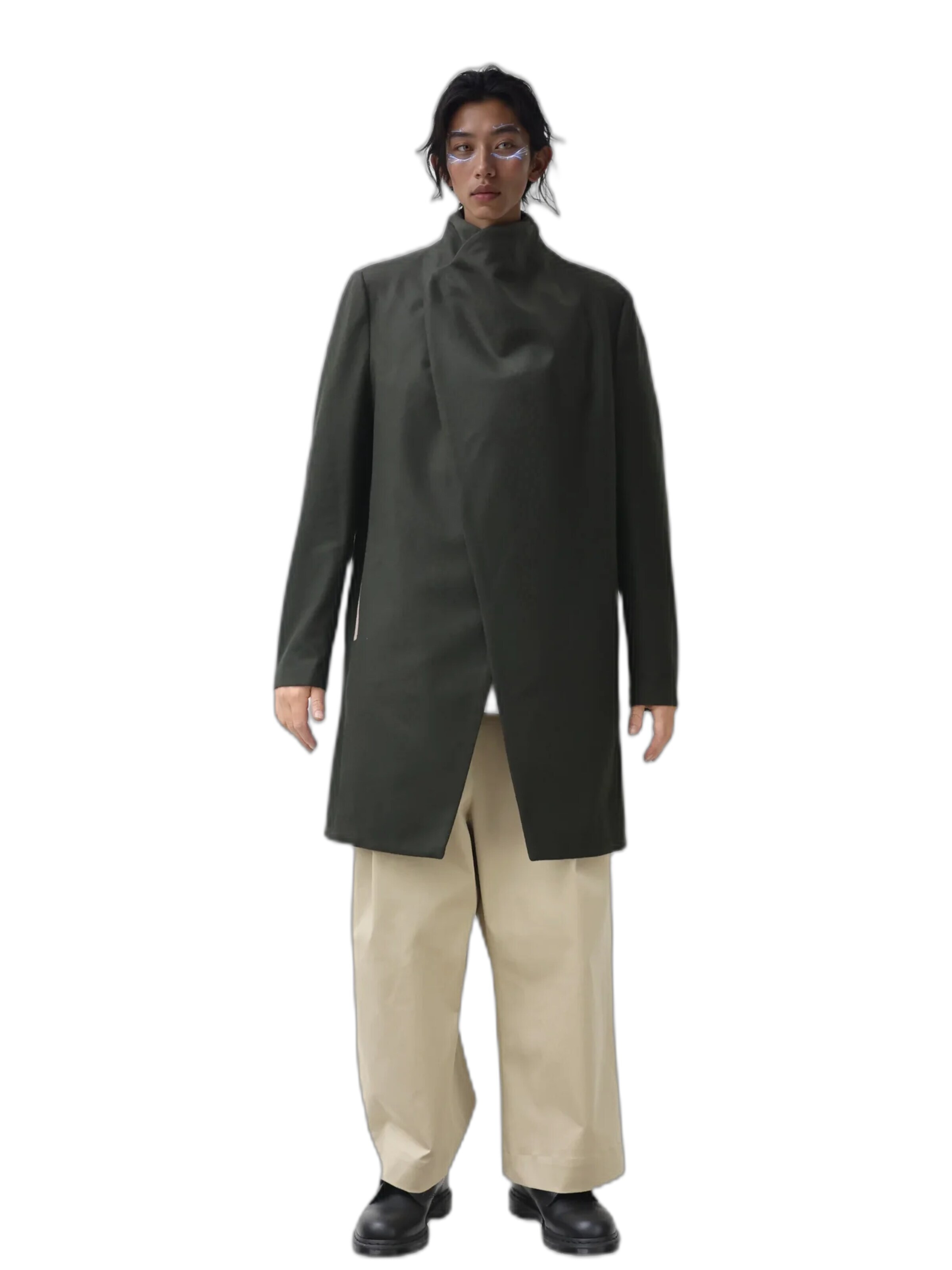 Kanten Between-Season Jacket 'Manteau Koto Heavy' in Green: front