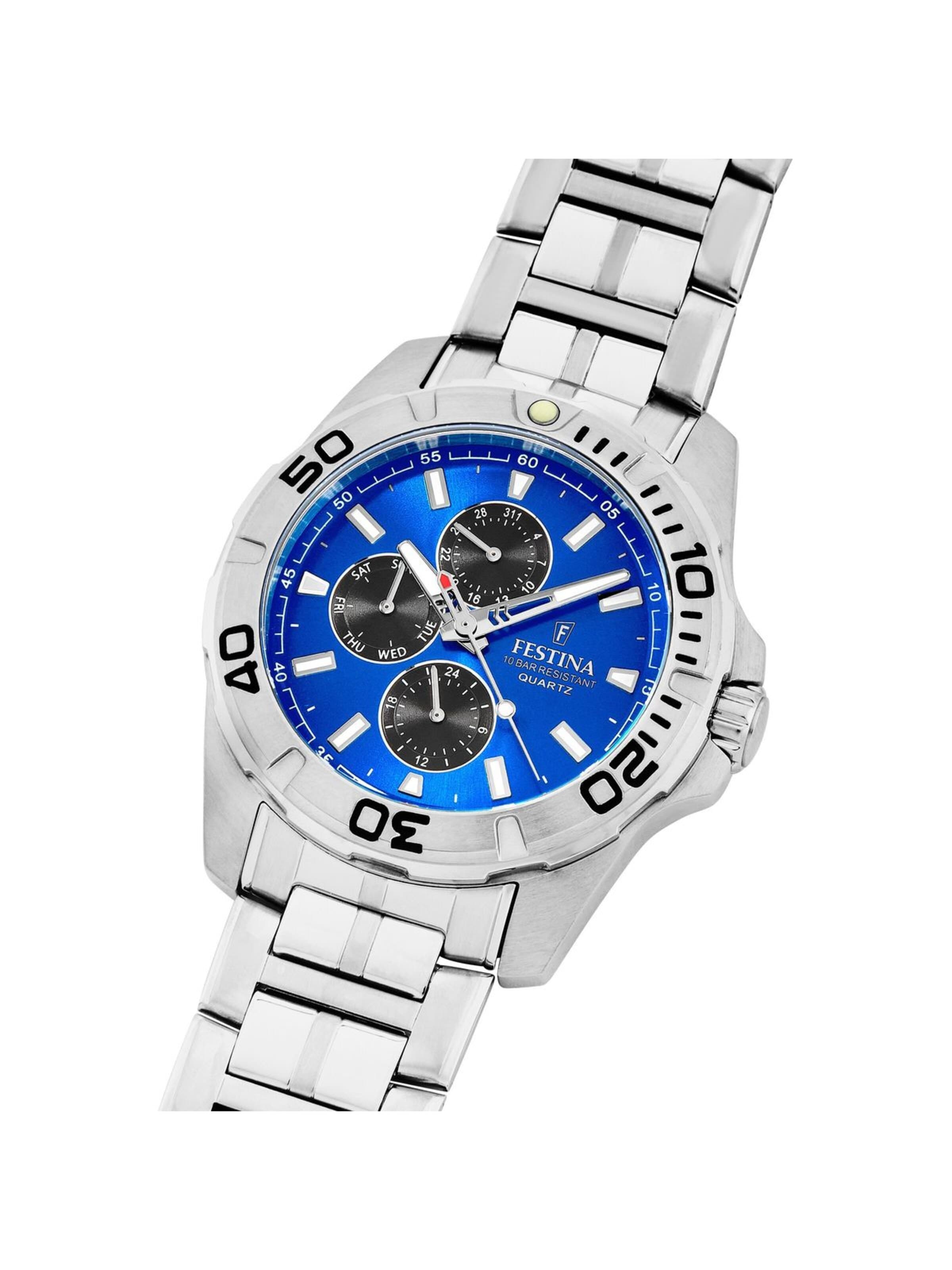 Montre à affichage analogique FESTINA en bleu