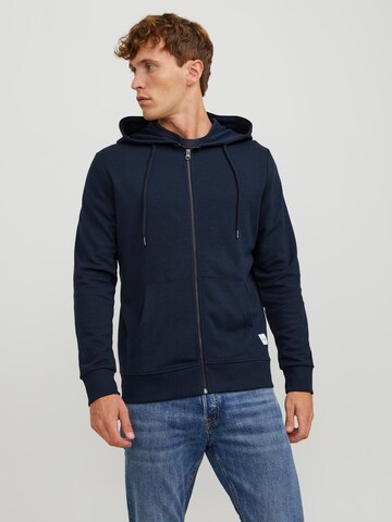 JACK & JONES Mikina – modrá: přední strana