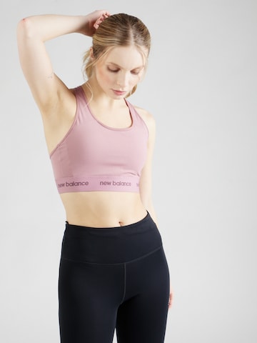 new balance Bustier Sports-BH i pink: forside