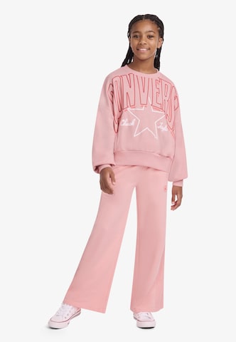 CONVERSE Sweatshirt in Roze