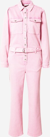 PULZ Jeans Jumpsuit 'CALISTA' in Pink: front