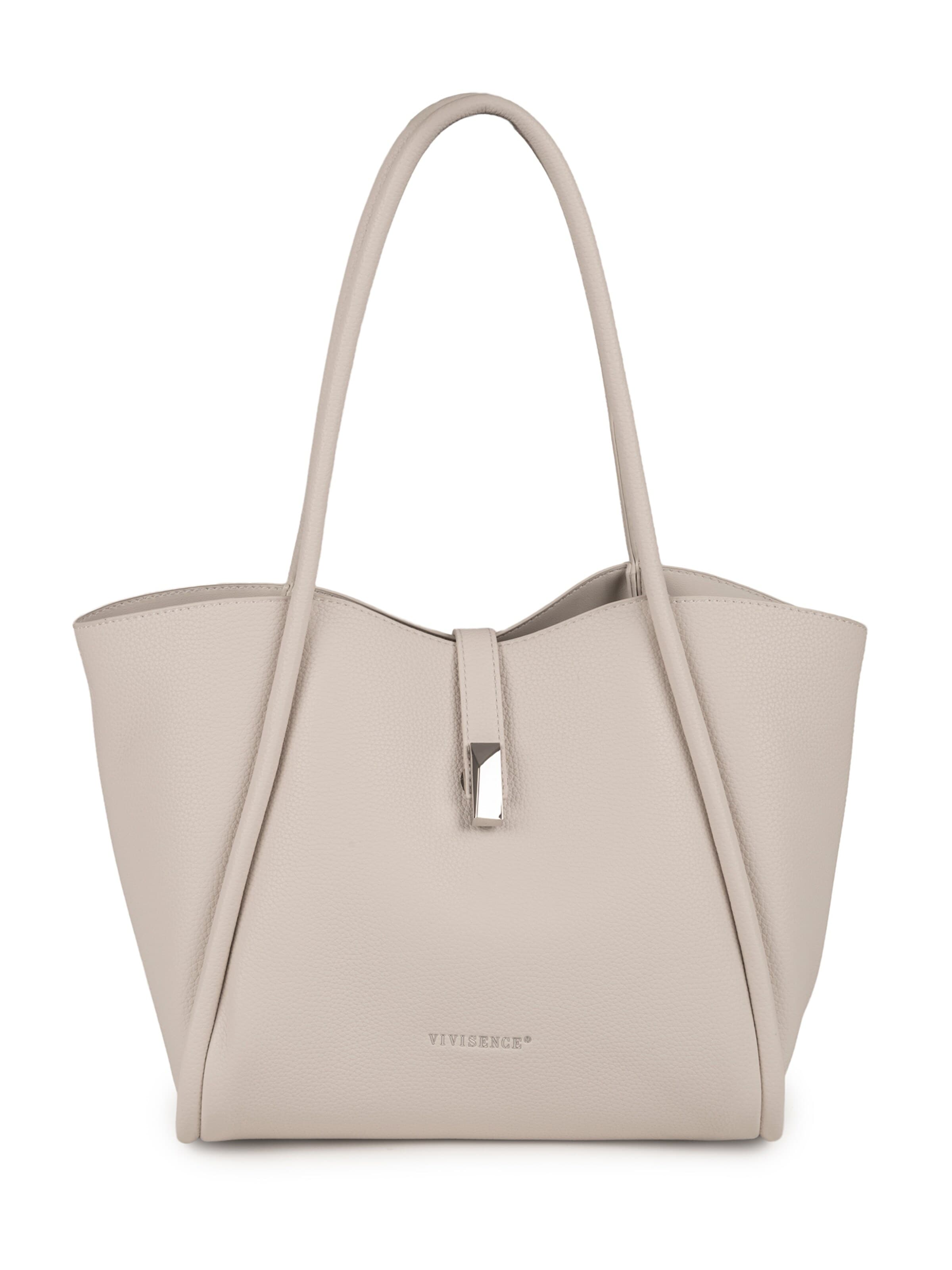 Vivisence Shoulder Bag 'T0021' in Beige: front