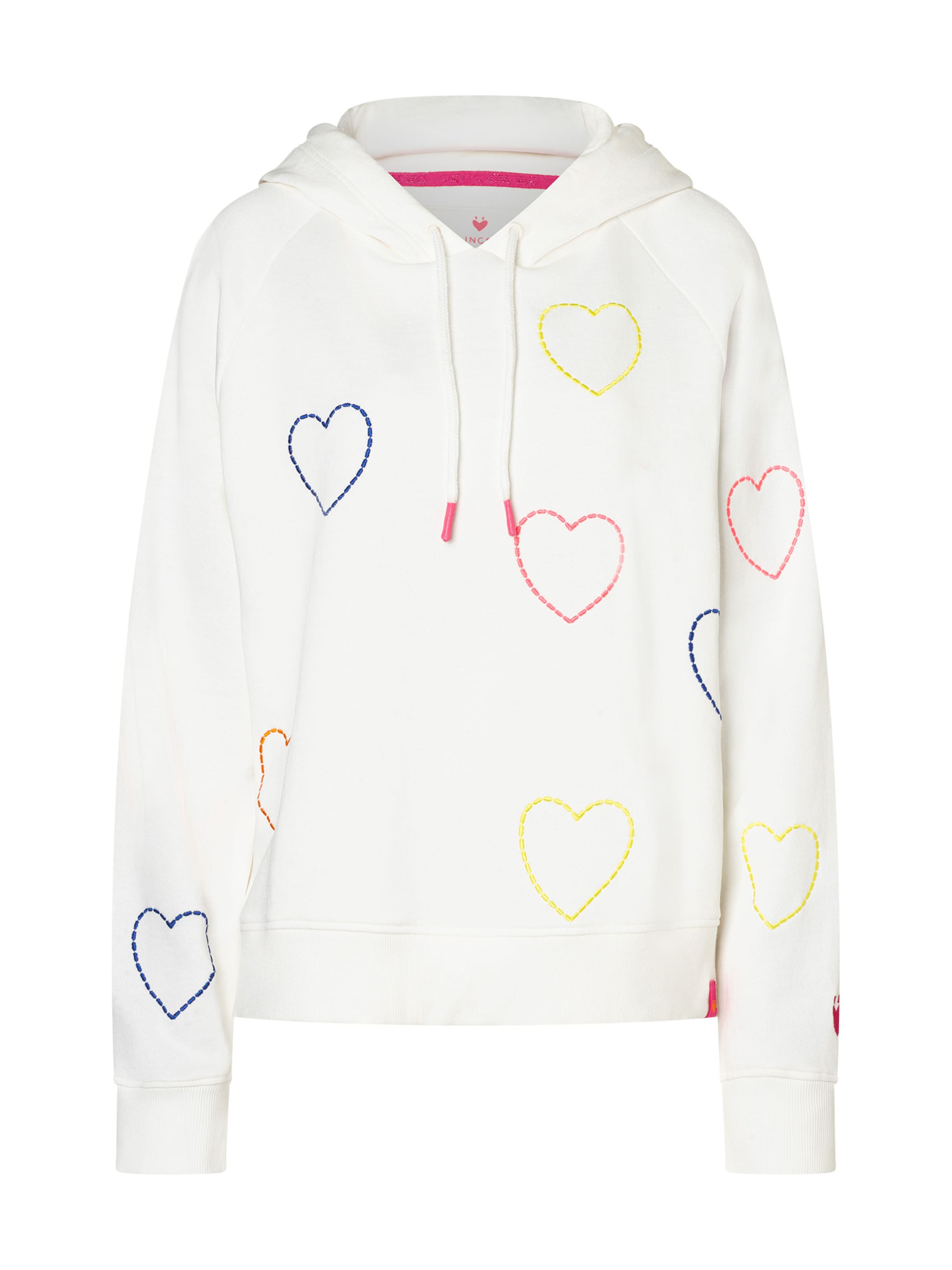 LIEBLINGSSTÜCK Sweatshirt 'AirL' in XXS in blau / orange / rosa / weiß, Produktansicht