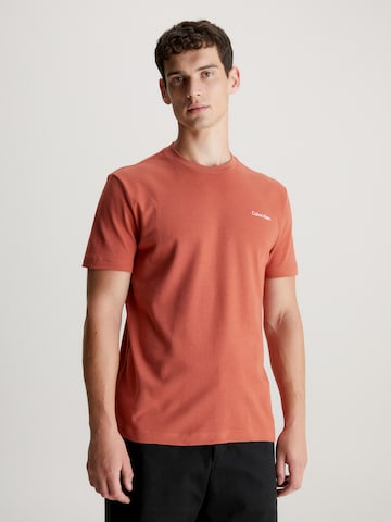 Calvin Klein Shirt in Orange: front