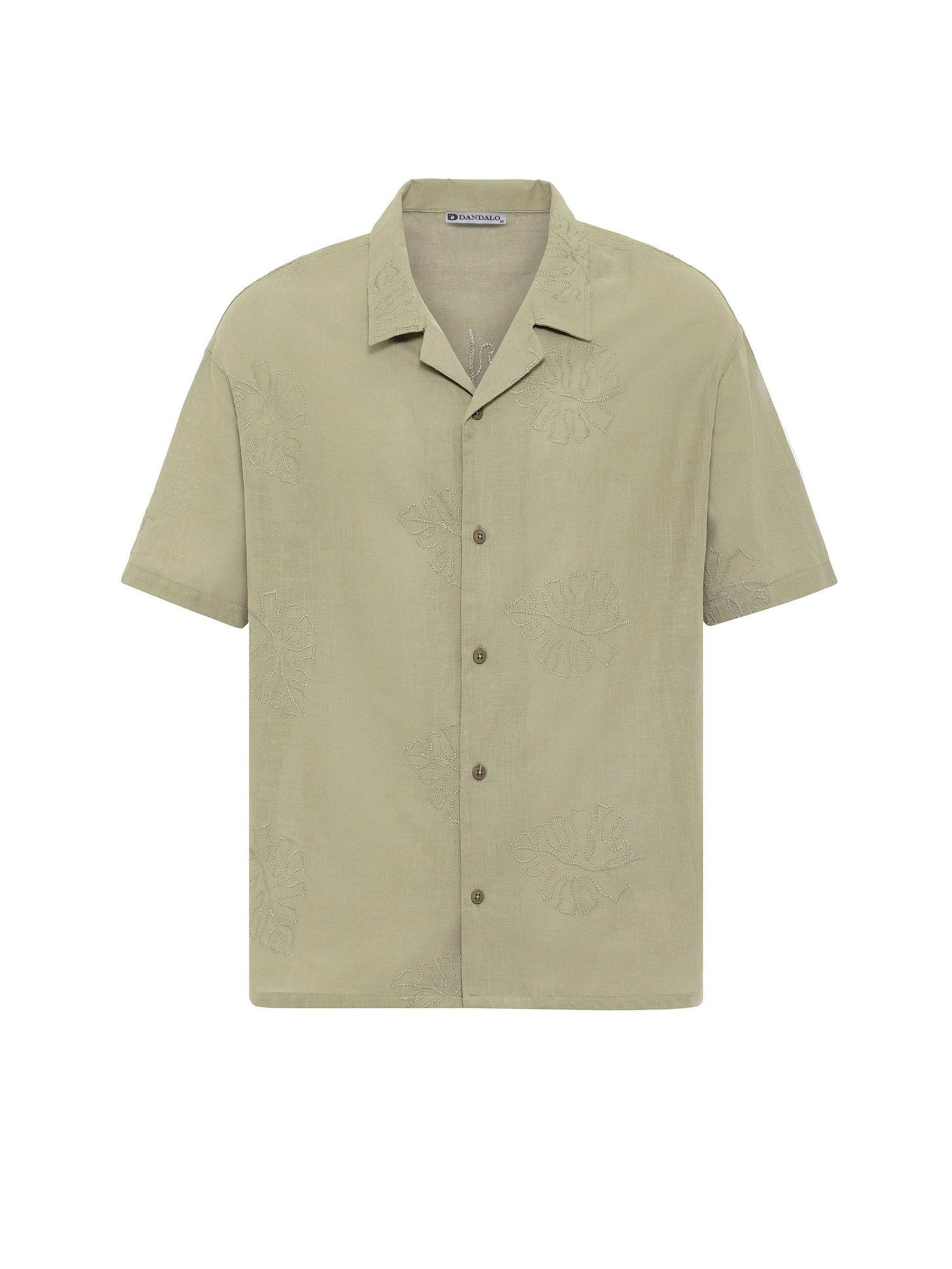 Dandalo Классический крой Рубашка в Зеленый: спереди