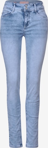 STREET ONE Slimfit Jeans in Blau: predná strana