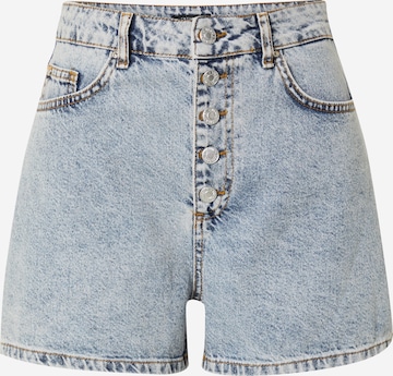 Trendyol Wide Leg Shorts in Blau: predná strana