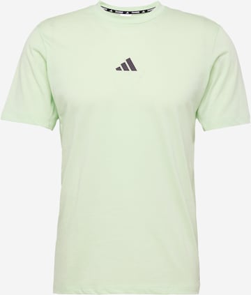 T-Shirt ADIDAS PERFORMANCE en vert : devant