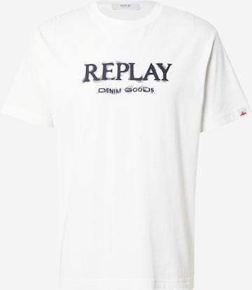 REPLAYMajica - bijela boja: prednji dio