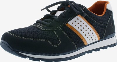 RIEKER Sneaker in dunkelblau / orange / weiß, Produktansicht