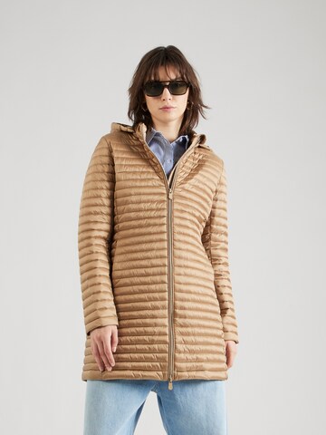 SAVE THE DUCK Between-Seasons Coat 'MEGS' in Beige: front