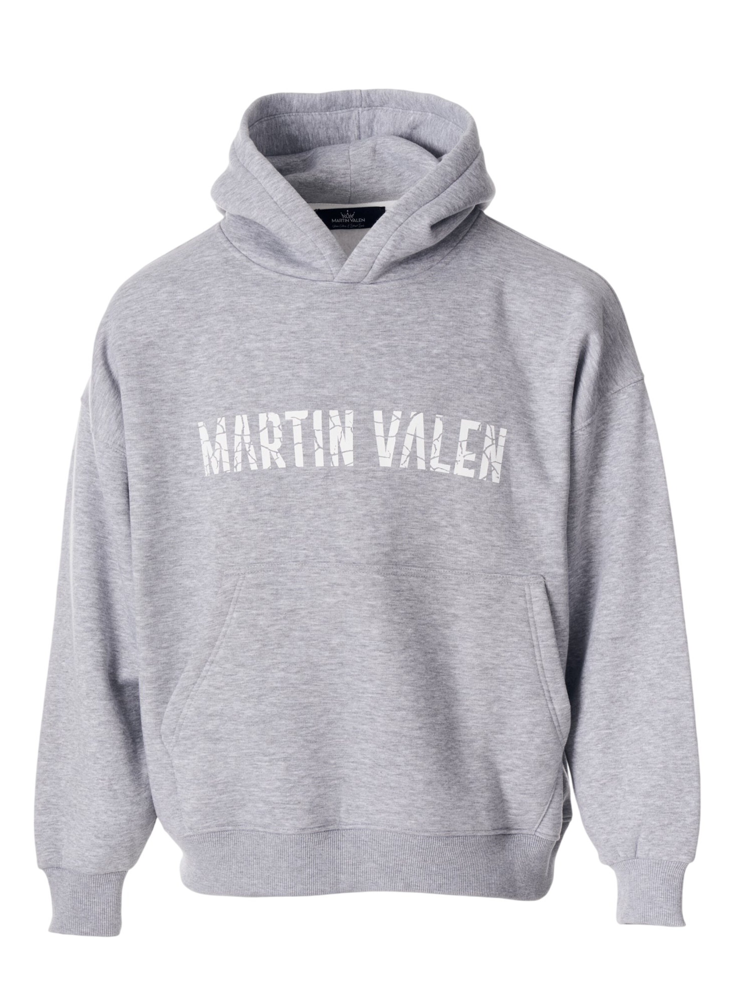 MARTIN VALEN Sweatshirt in Grijs: voorkant