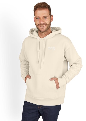 Sweat-shirt Steffen Klein en beige : devant