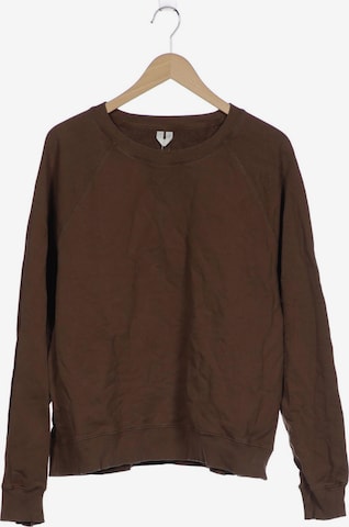 Arket Sweatshirt & Zip-Up Hoodie in L in Brown: front