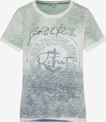 Soccx Shirt 'Rock the Boat' in Blue: front