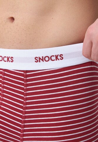 SNOCKS Boxer shorts in Red